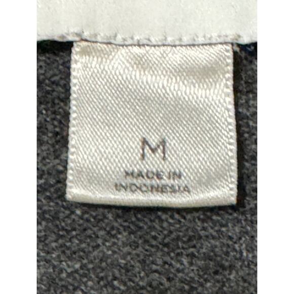 Ann Taylor Loft Cardigan Striped Button-Front Gray Pink Stripes Size Medium - Picture 6 of 9